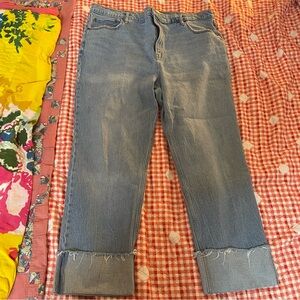 Abercombie 90’s straight ultra high rise size 25/20